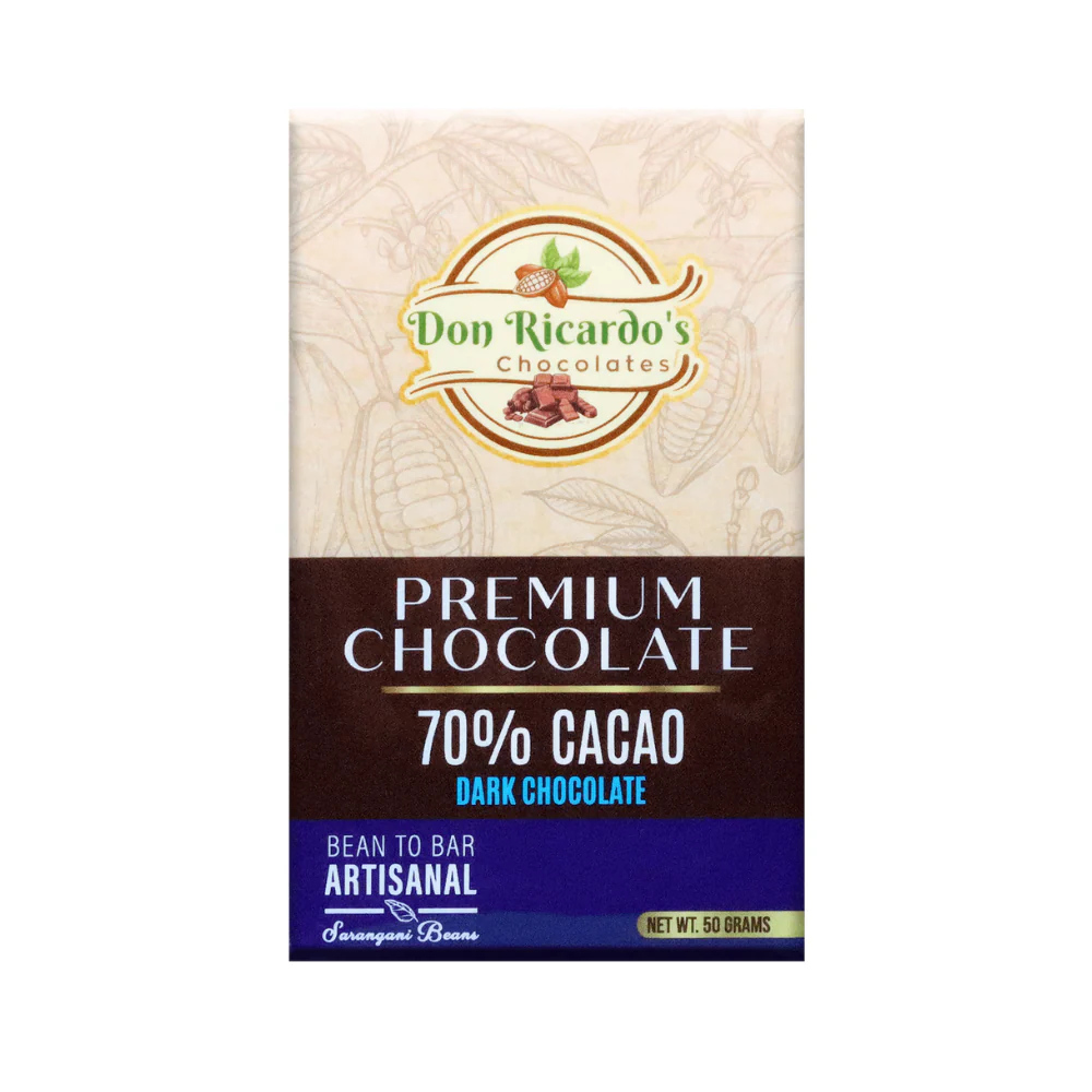 Don Ricardo's Premium 70% Cacao Dark Chocolate 50g - Image 2