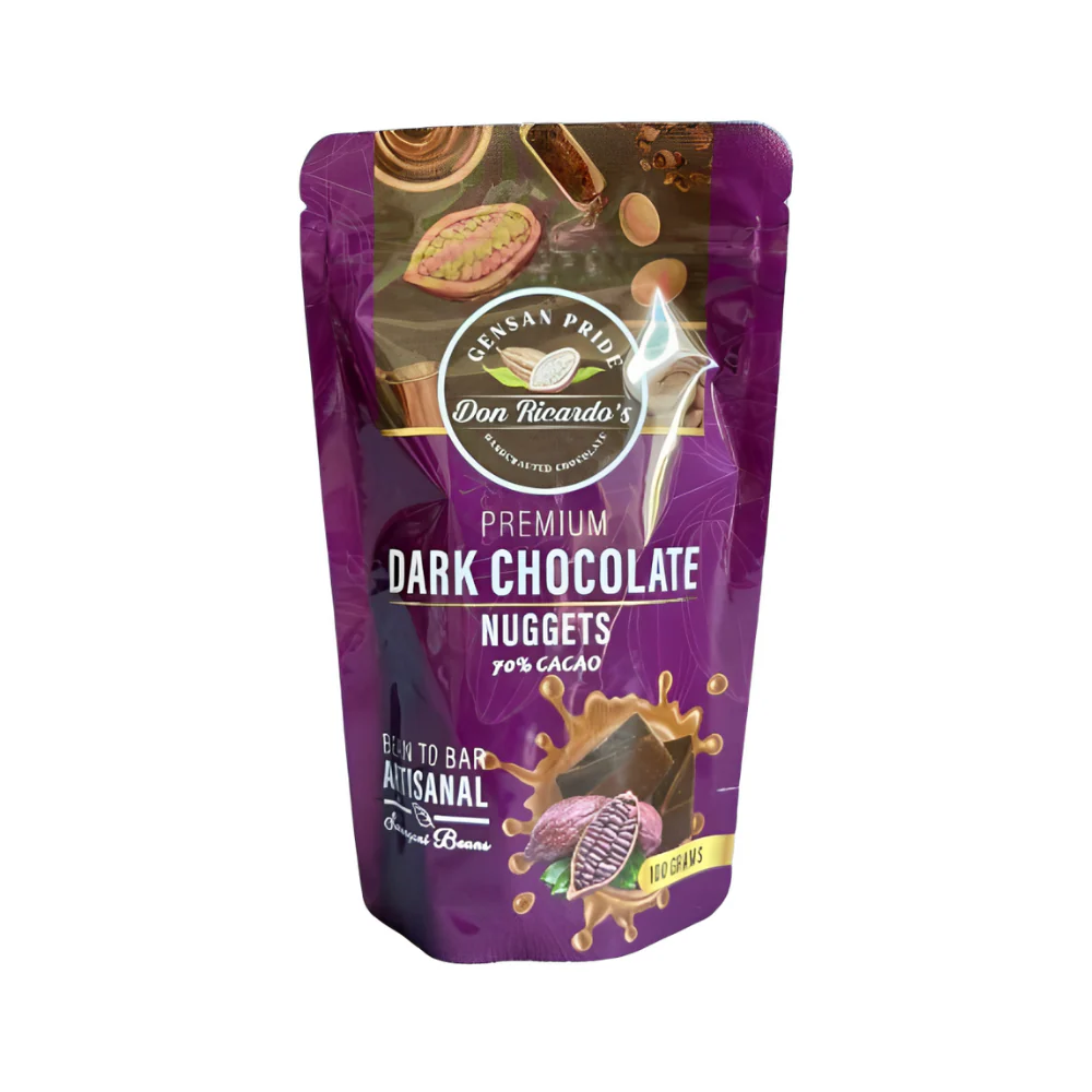 Don Ricardo's Premium Dark Chocolate Nuggets 70% Cacao 100g - Image 2