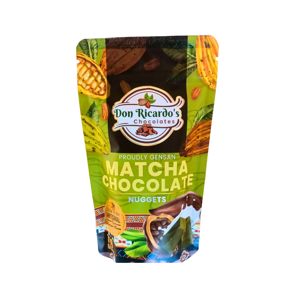 Don Ricardo's Premium Matcha Chocolate Nuggets 100g - Image 2