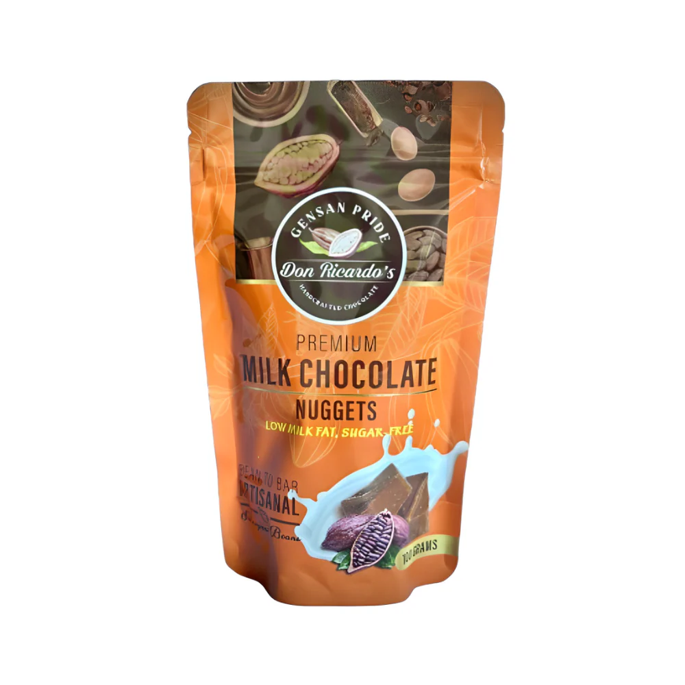 Don Ricardo's Premium Milk Chocolate Nuggets Low Milk Fat Sugar-Free 100g - Image 2