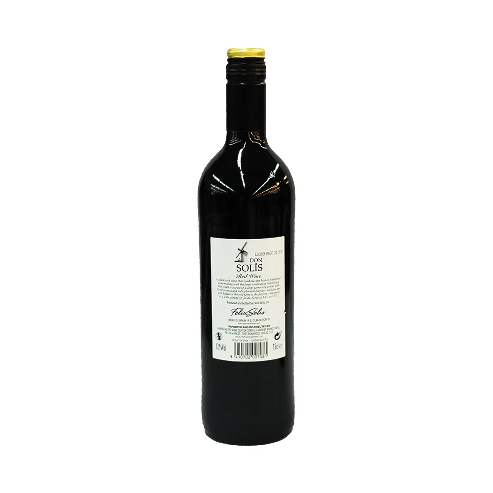 Don Solis Red Wine 750ml - Image 3