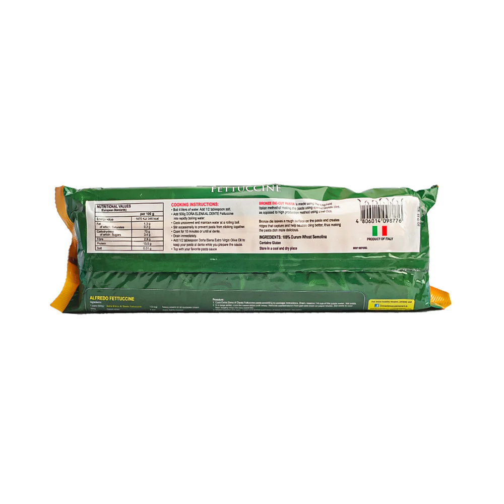 Doña Elena Al Dente Pasta Fettuccine 500g - Image 2