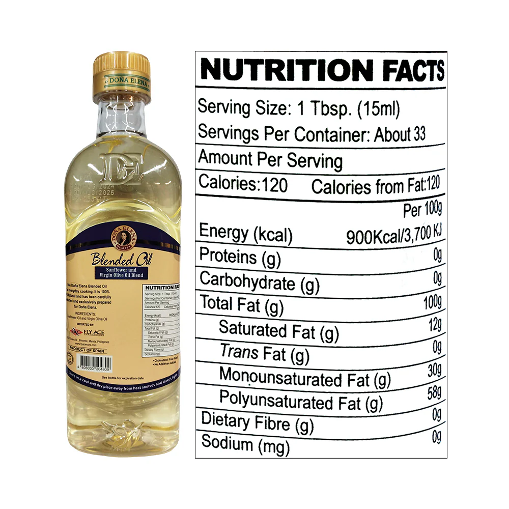 Doña Elena Blended Sunflower and Olive Oil - Image 2