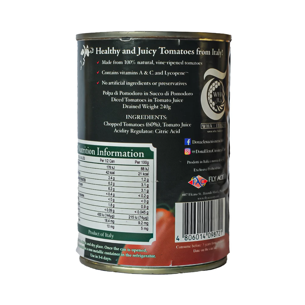 Doña Elena Diced Tomatoes 400g - Image 2