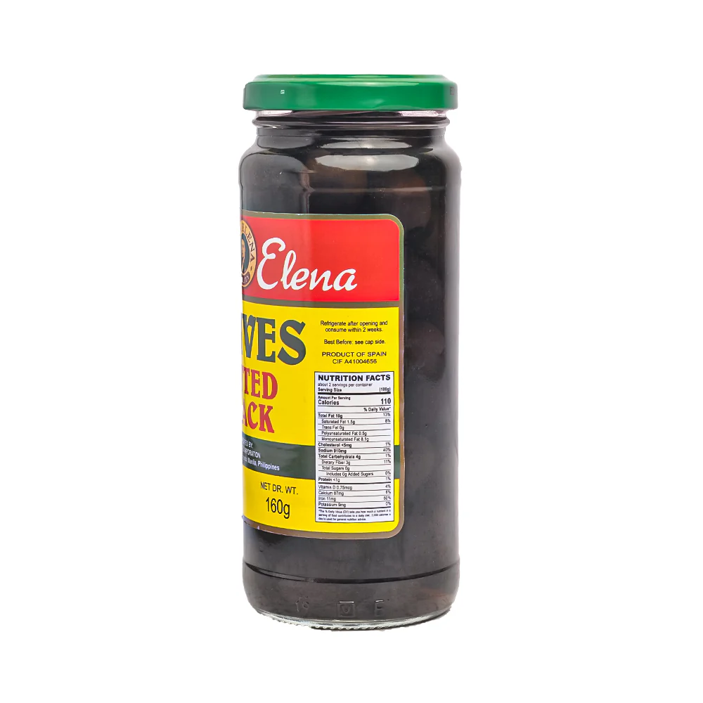 Doña Elena Pitted Black Olives 310g - Image 2
