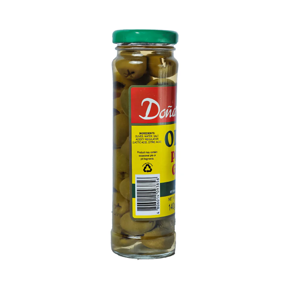 Doña Elena Pitted Green Olives 140g - Image 2