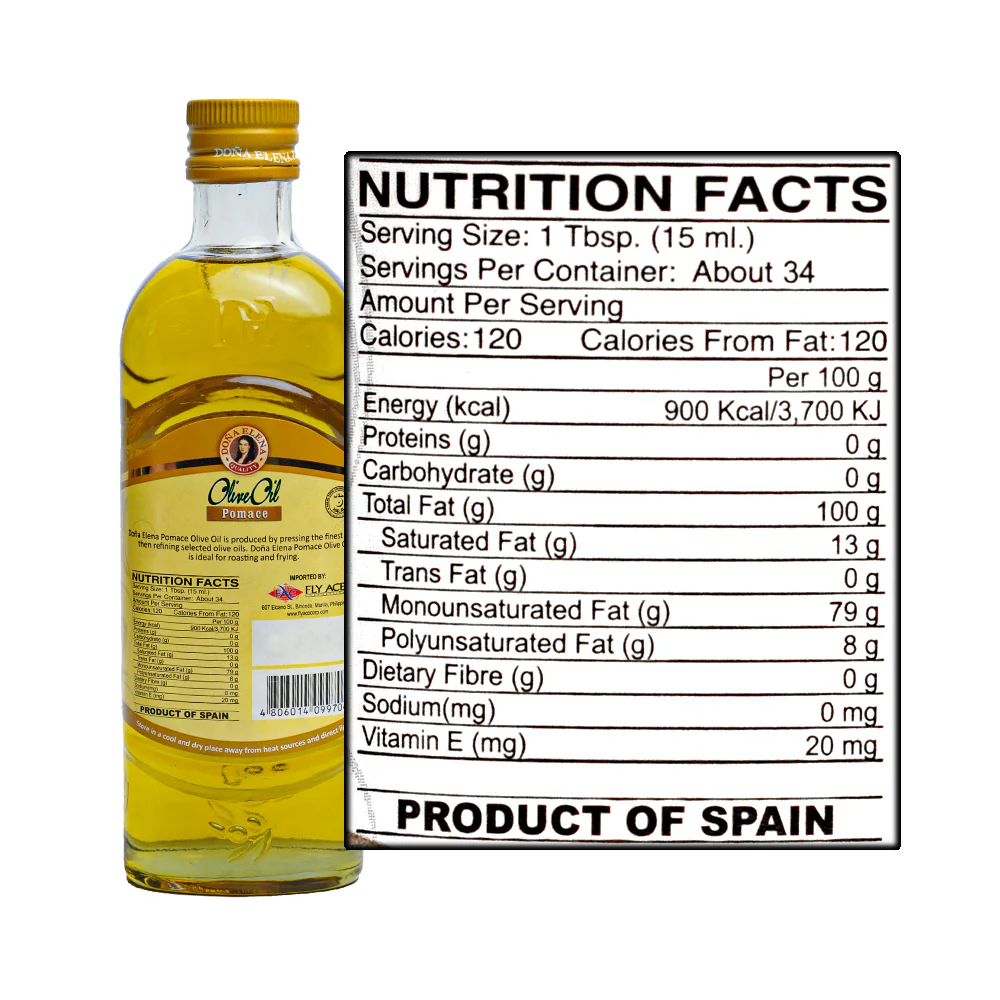 Doña Elena Pomace Olive Oil 500ml - Image 2