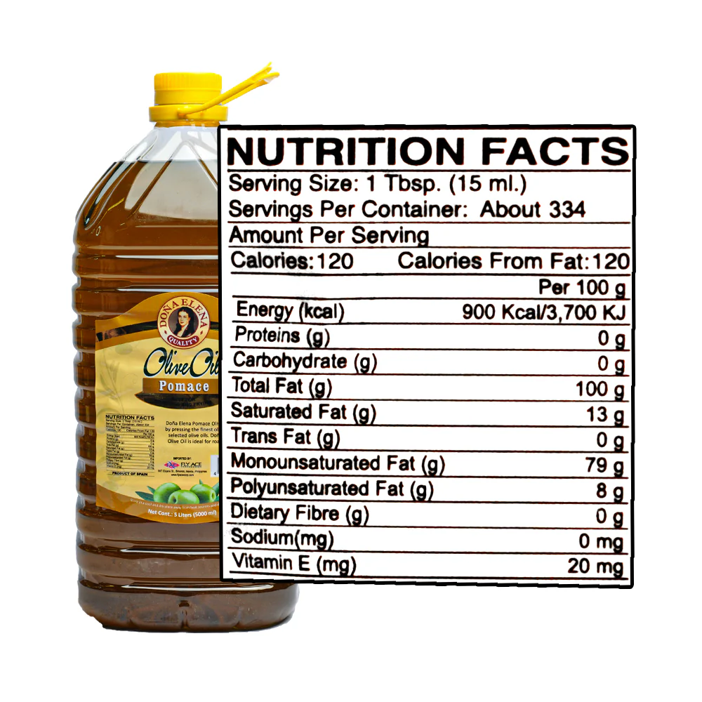 Doña Elena Pomace Olive Oil 5L - Image 2