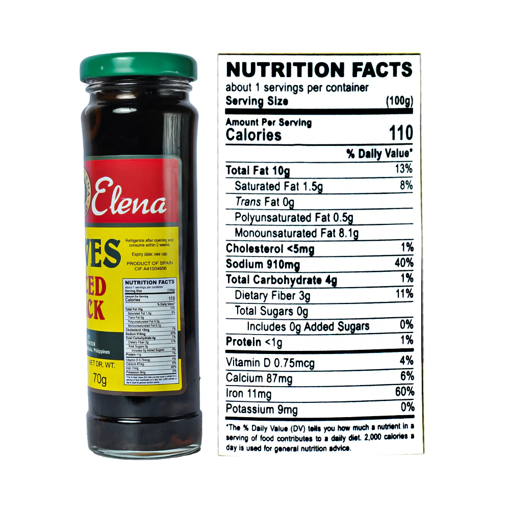 Doña Elena Sliced Black Olives 140g - Image 3