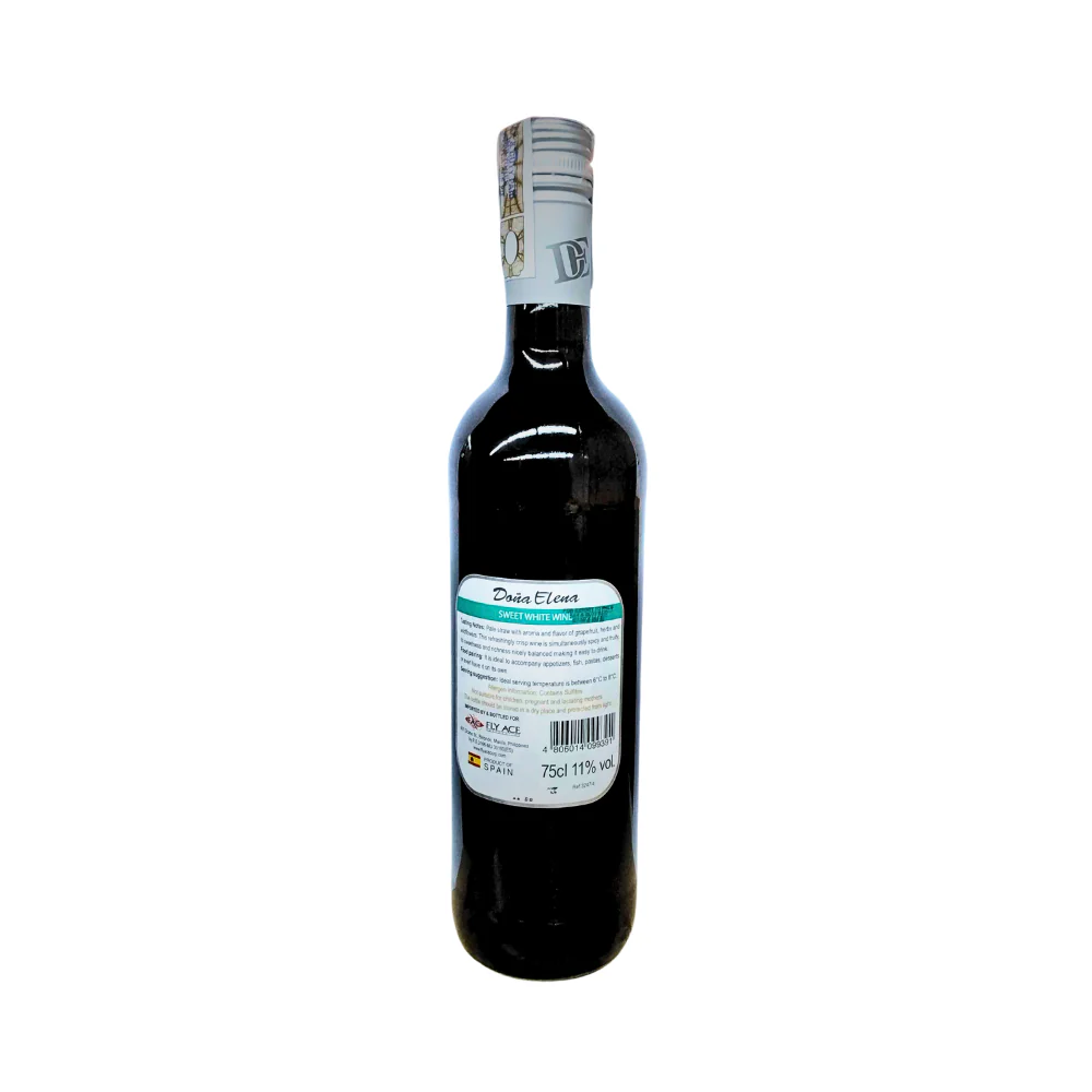 Doña Elena Sweet White Wine 750ml - Image 3