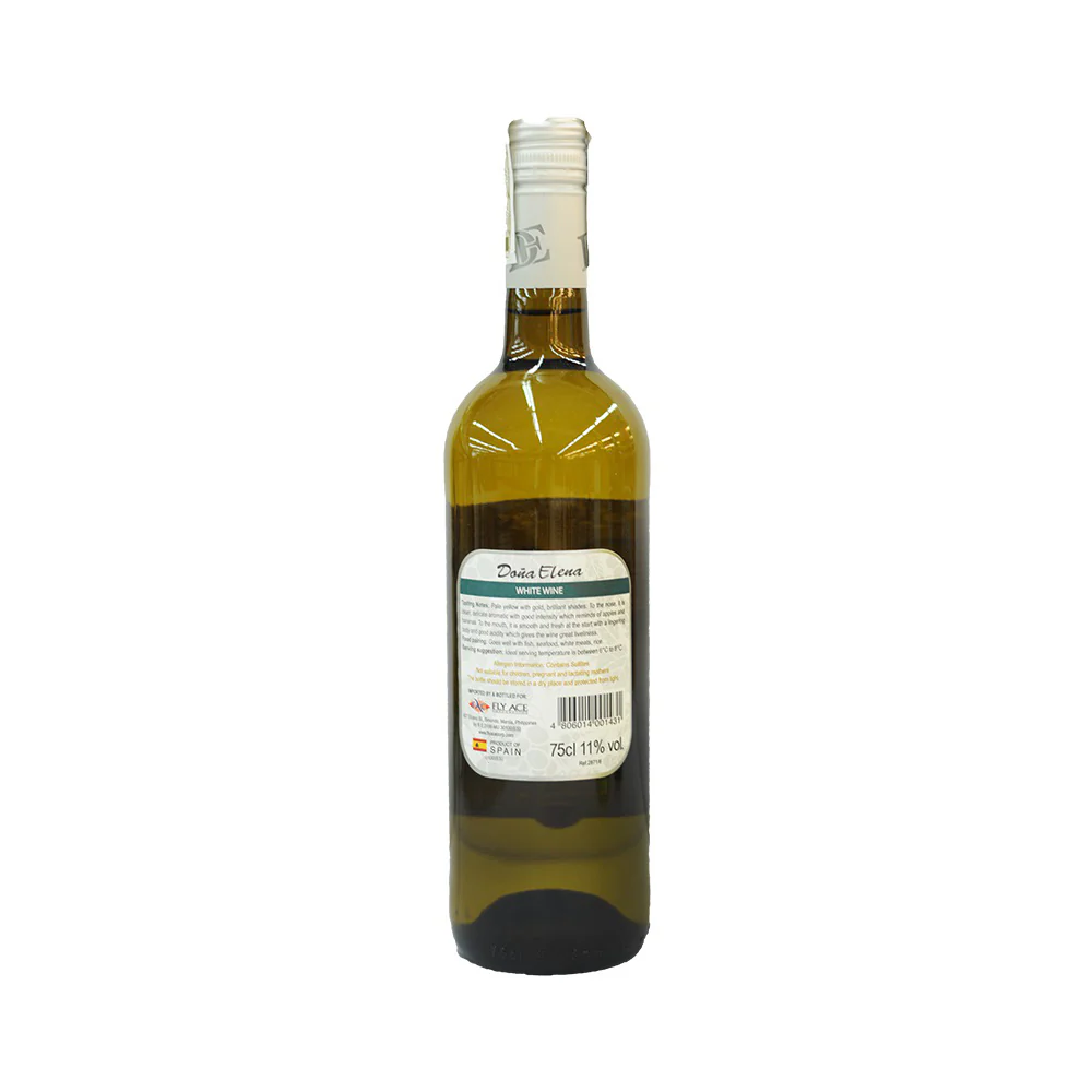 Doña Elena Vino De Mesa Blanco White Wine 750ml - Image 3
