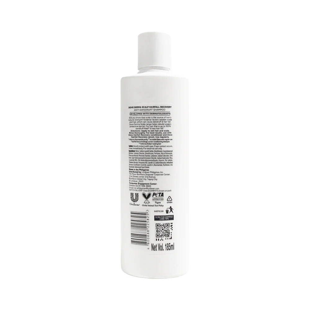 Dove Shampoo Hairfall Recovery 170ml - Image 2