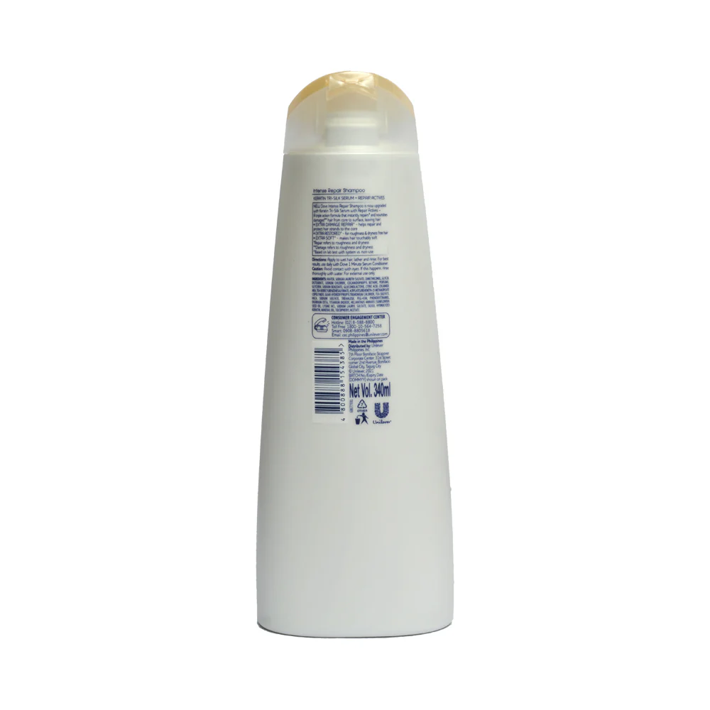 Dove Shampoo Intense Repair 340ml - Image 2
