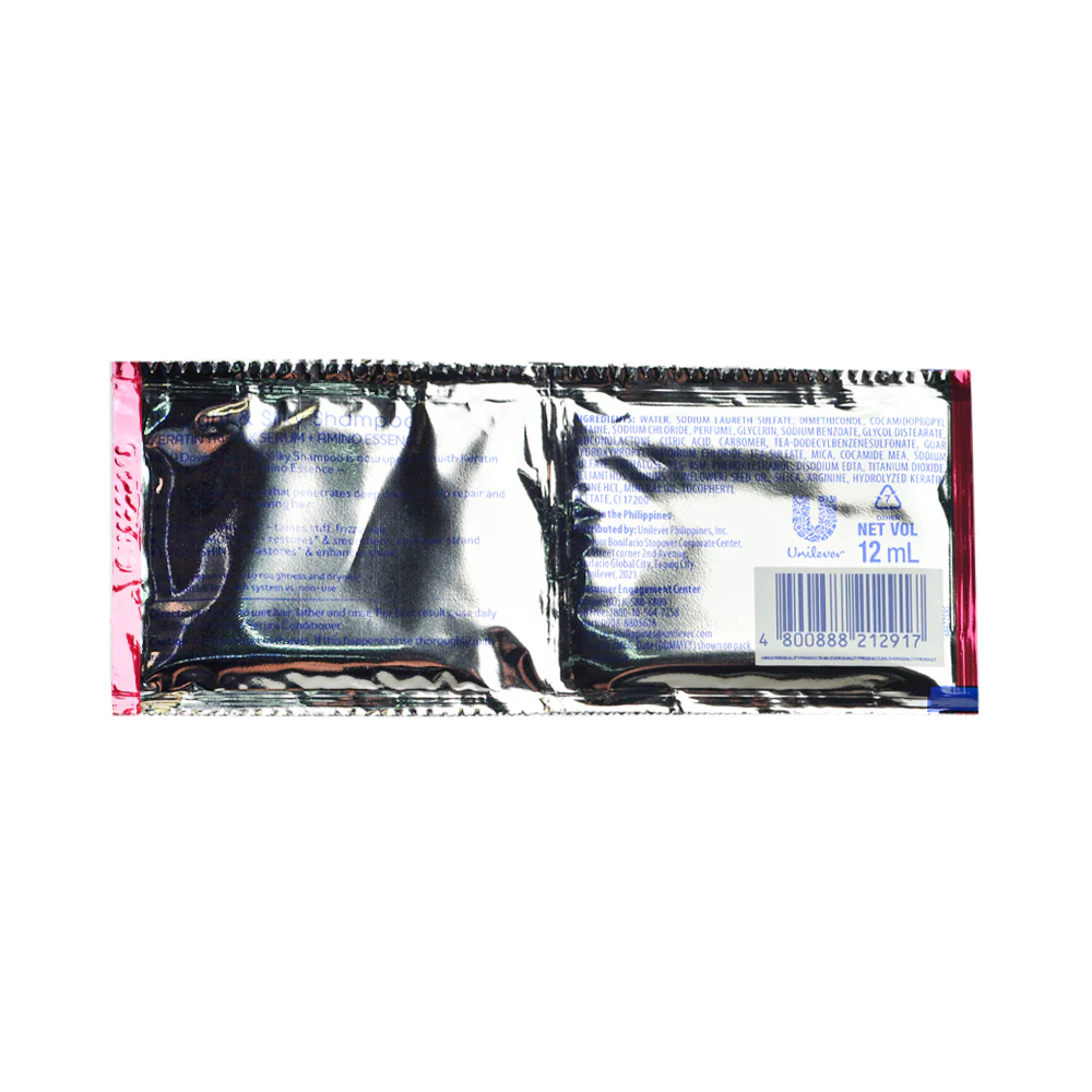 Dove Shampoo Straight And Silky 12ml x 12's - Image 2