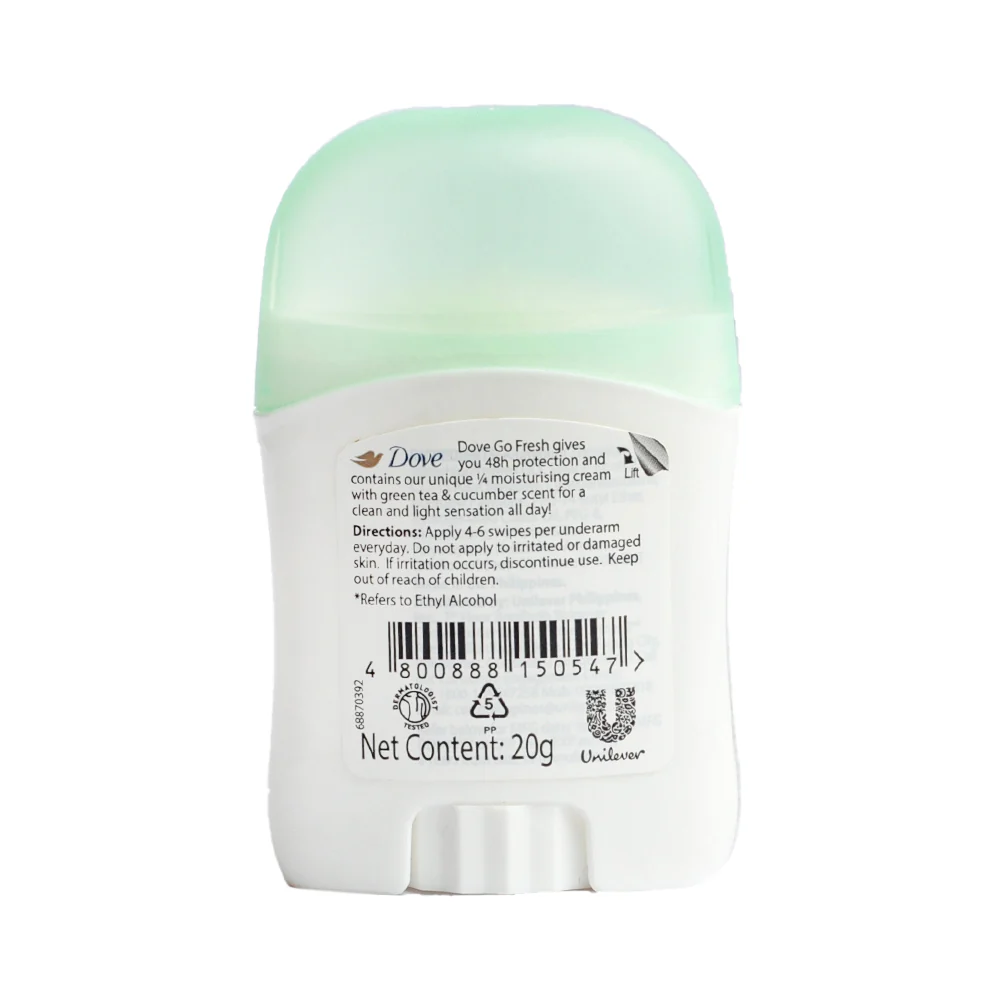 Dove Stick Cucumber And Green Tea 20g - Image 2
