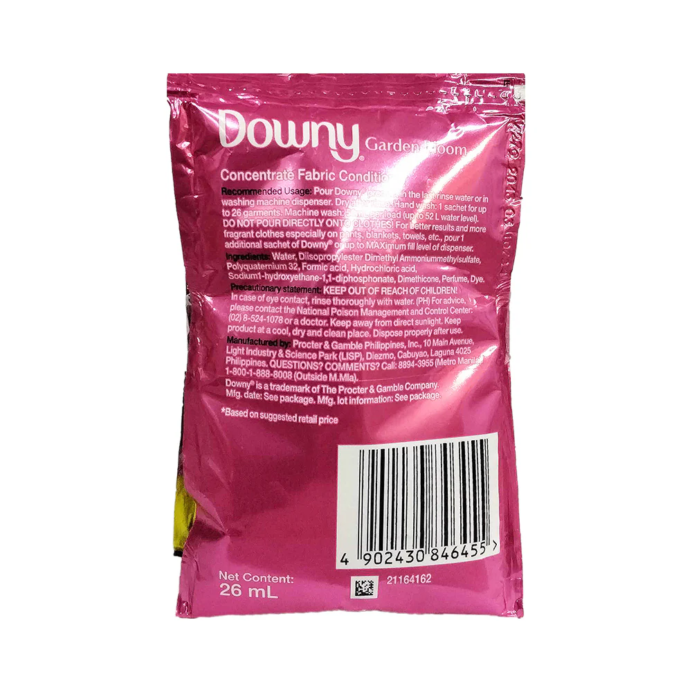 Downy Fabric Conditioner Garden Bloom 26ml x 6's + 1 - Image 2