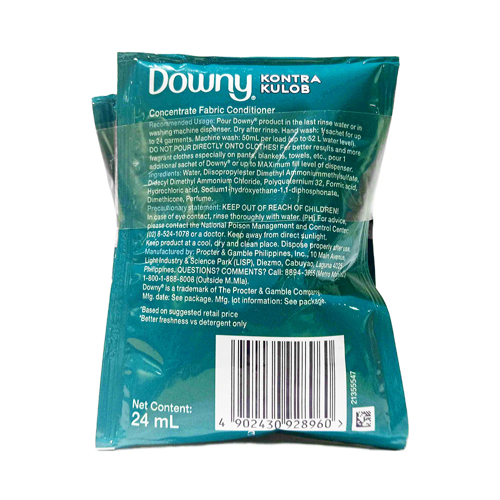 Downy Fabric Conditioner Indoor Drying Kontra Kulob 24ml 6's + 1 - Image 2