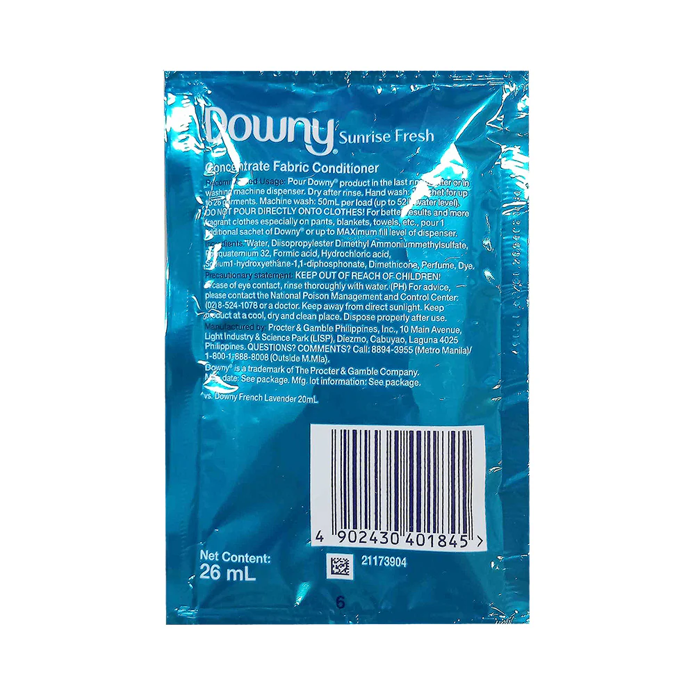 Downy Fabric Conditioner Sunrise Fresh 26ml - Image 2