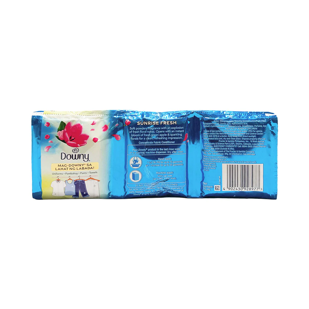 Downy Sunrise Fresh Tripid 75ml x 6's + 1 - Image 2