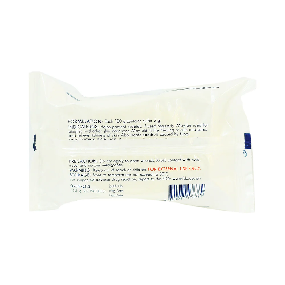 Dr. S. Wong's Sulfur Soap With Moisturizer 135g - Image 2