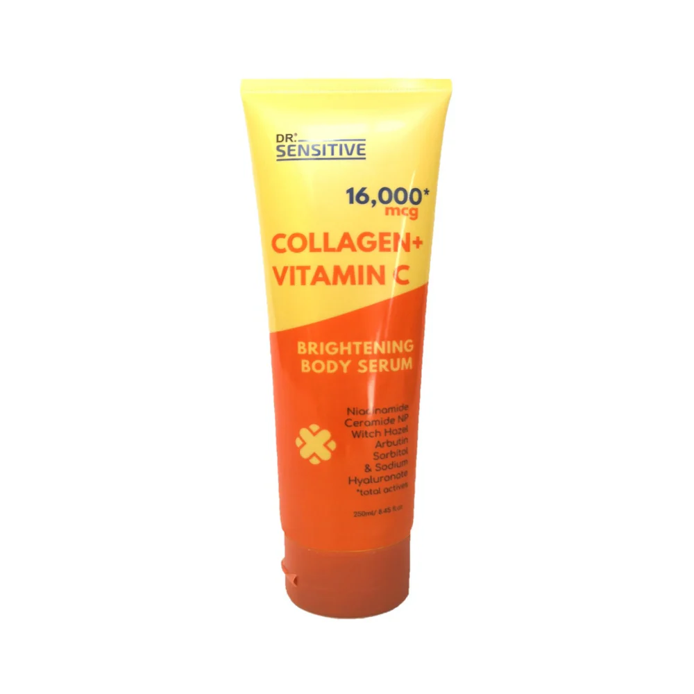Dr. Sensitive Collagen + Vitamin C Brightening Body Serum 250ml - Image 2