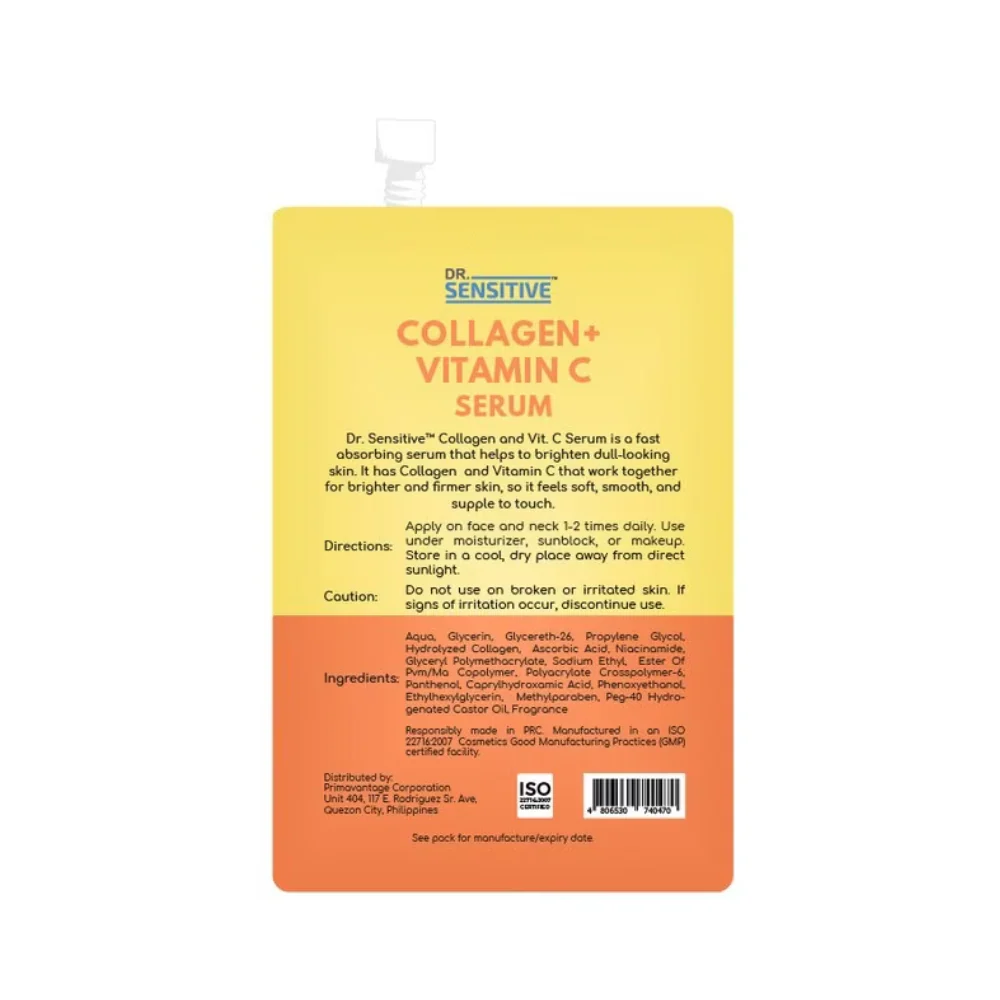 Dr. Sensitive Collagen + Vitamin C Serum 10ml - Image 3