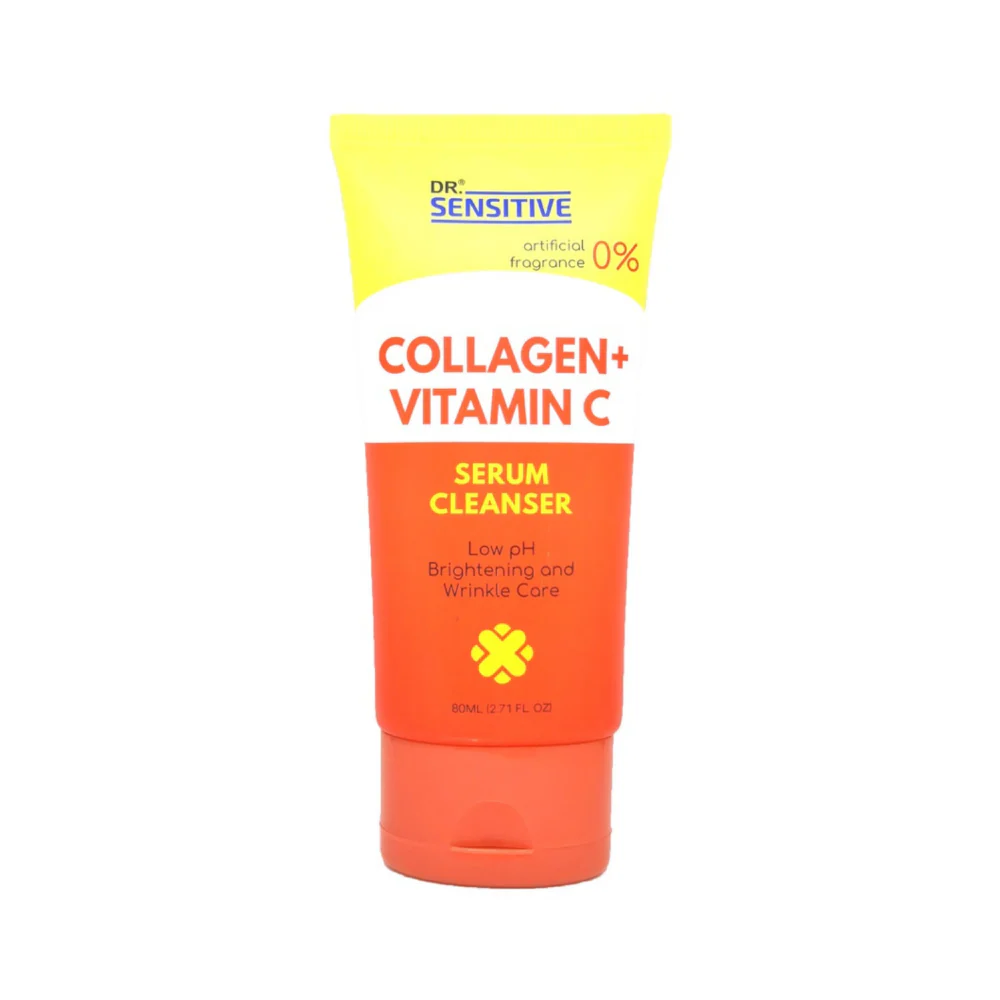 Dr. Sensitive Collagen And Vitamin C Serum Cleanser 80ml - Image 2