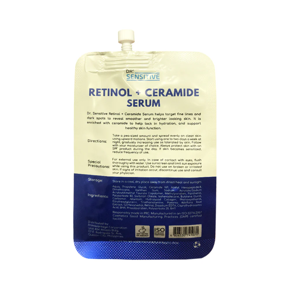 Dr. Sensitive Retinol + Ceramide Serum 10ml - Image 3