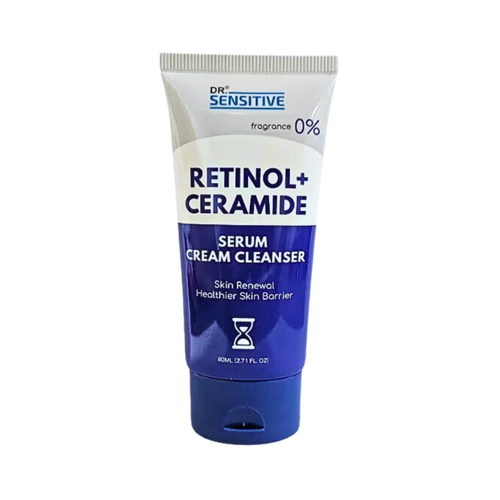 Dr. Sensitive Retinol Ceramide Serum Cream Cleanser 80ml - Image 2