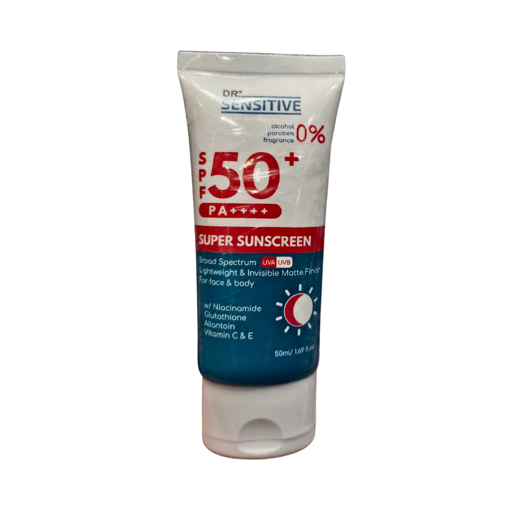 DR. Sensitive SPF 50+ PA++++ Super Sunscreen 50ml - Image 2