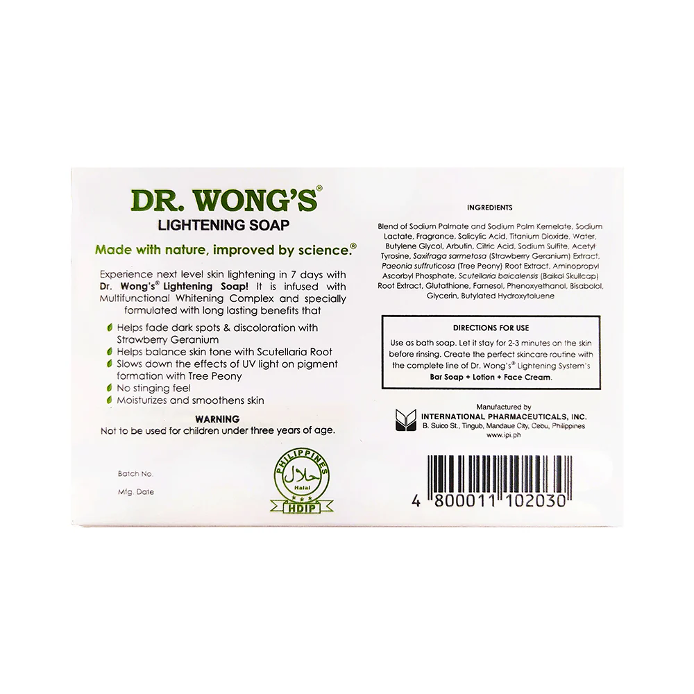 Dr. Wong's Lightening Soap 60g - Image 2