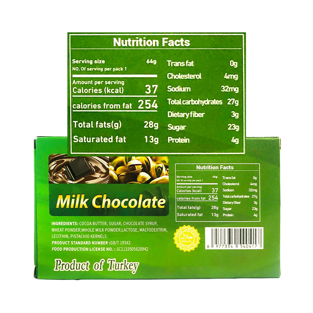 Dubai Milk Chocolate 64g - Image 2