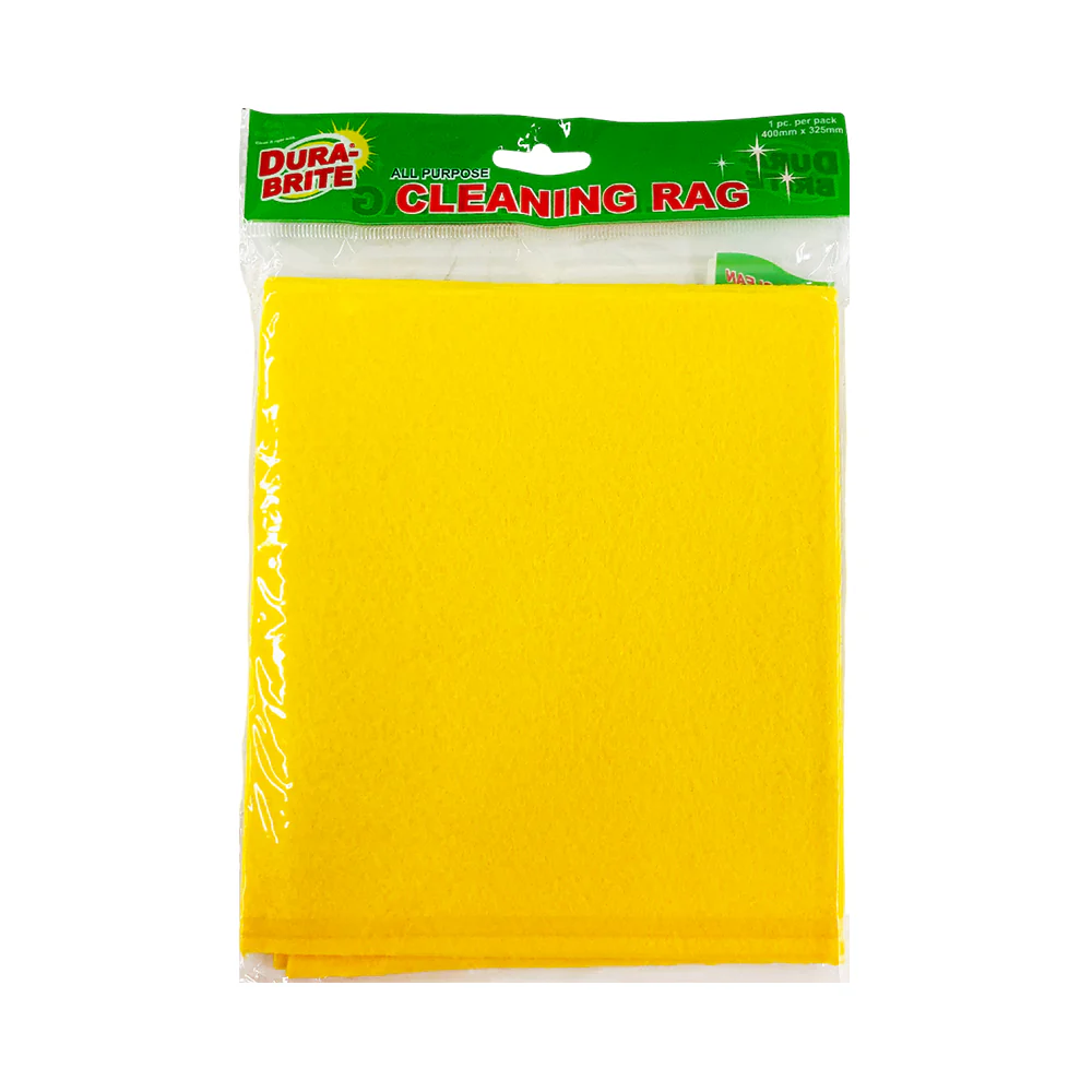 Dura-Brite All Purpose Cleaning Rag Yellow - Image 2