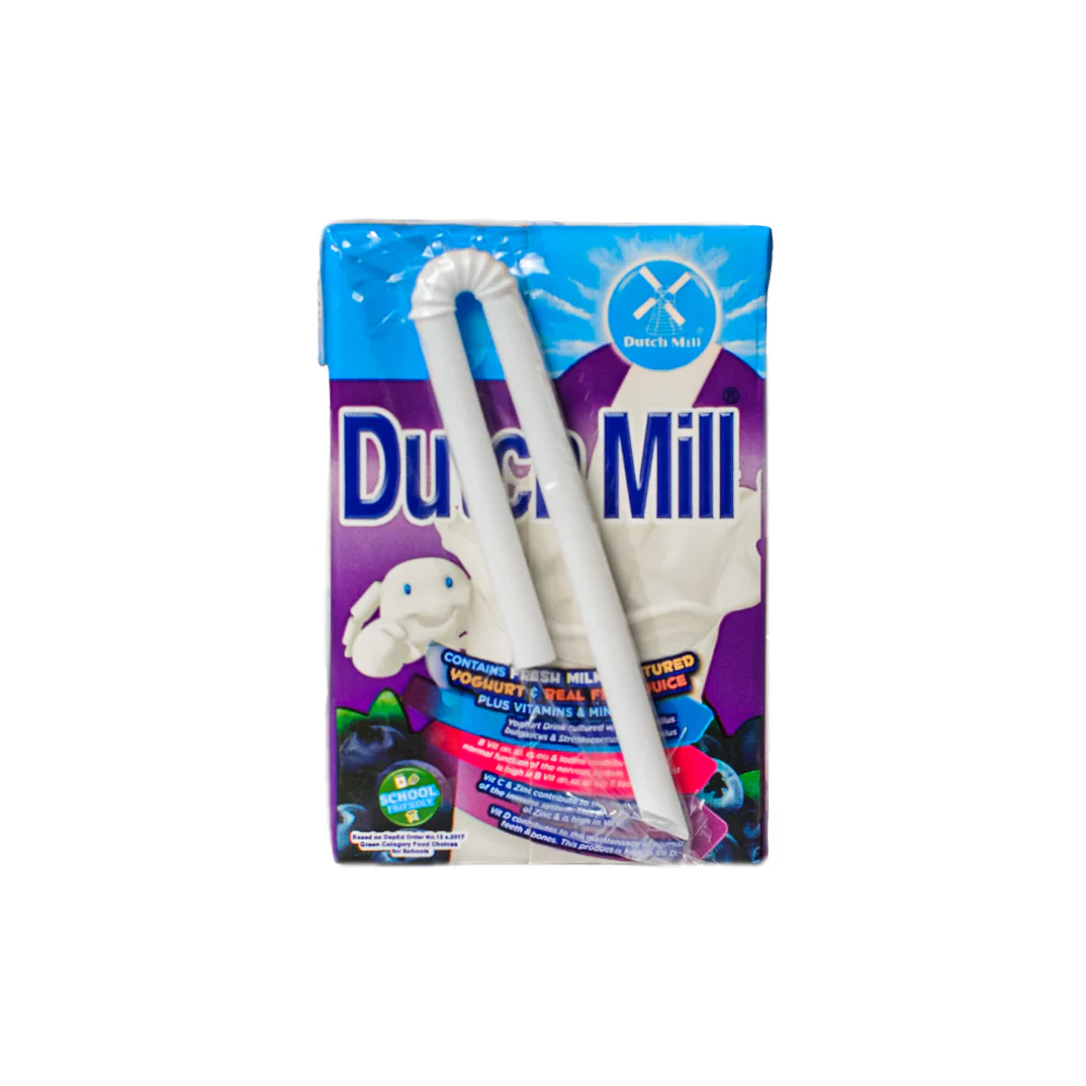 Dutch Mill UHT Yoghurt Drink Blueberry 90ml - Image 2