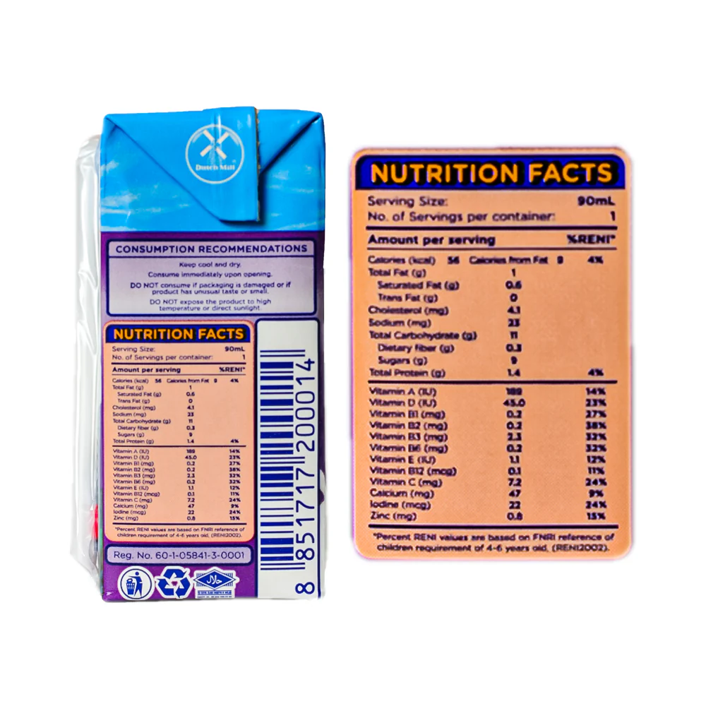 Dutch Mill UHT Yoghurt Drink Blueberry 90ml - Image 3