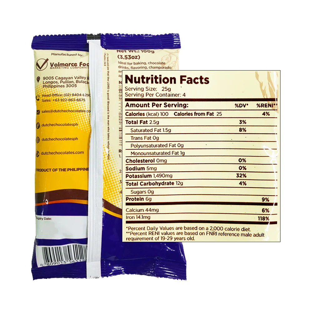 Dutche Cocoa Powder Pure Alkalized 100g - Image 2