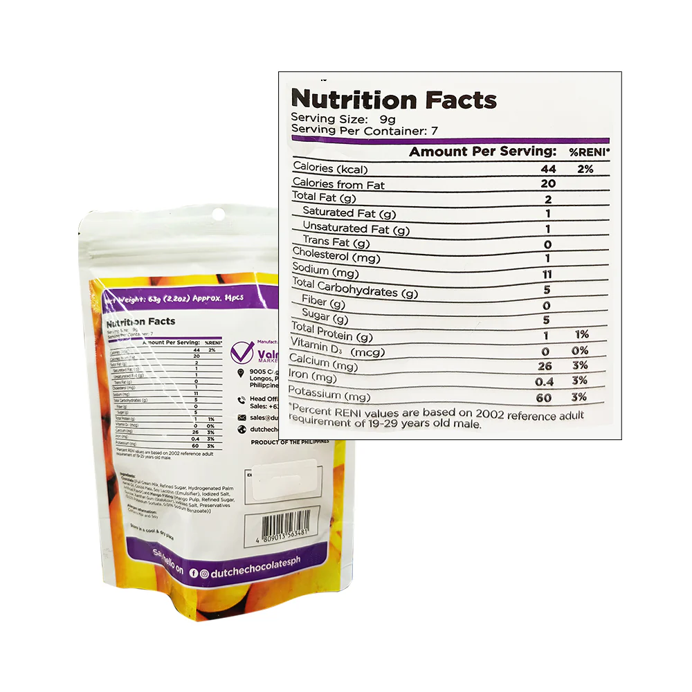 Dutche Mango Coated With Chocolate 63g - Image 2