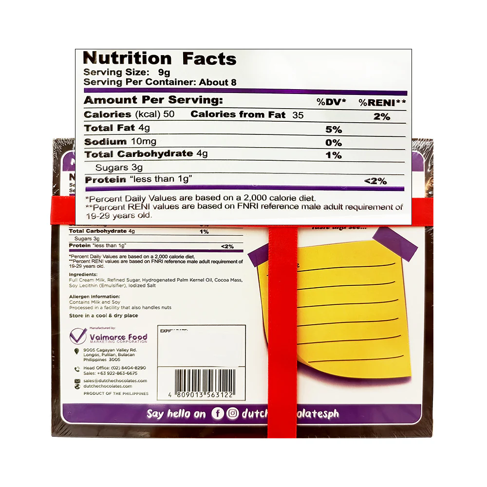 Dutche Milk Chocolate 76g - Image 2