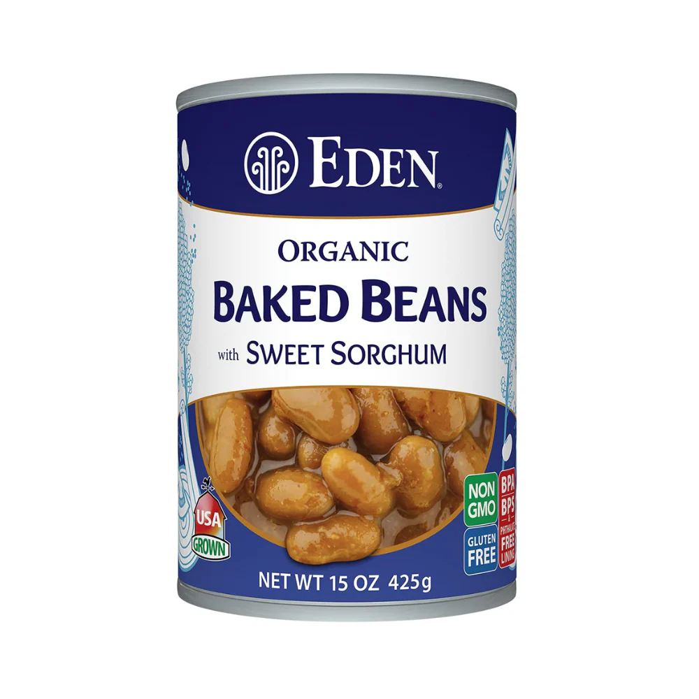 Eden Organic Baked Beans With Sweet Sorghum 425g - Image 2