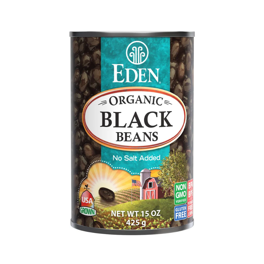 Eden Organic Black Soy Beans 425g - Image 2