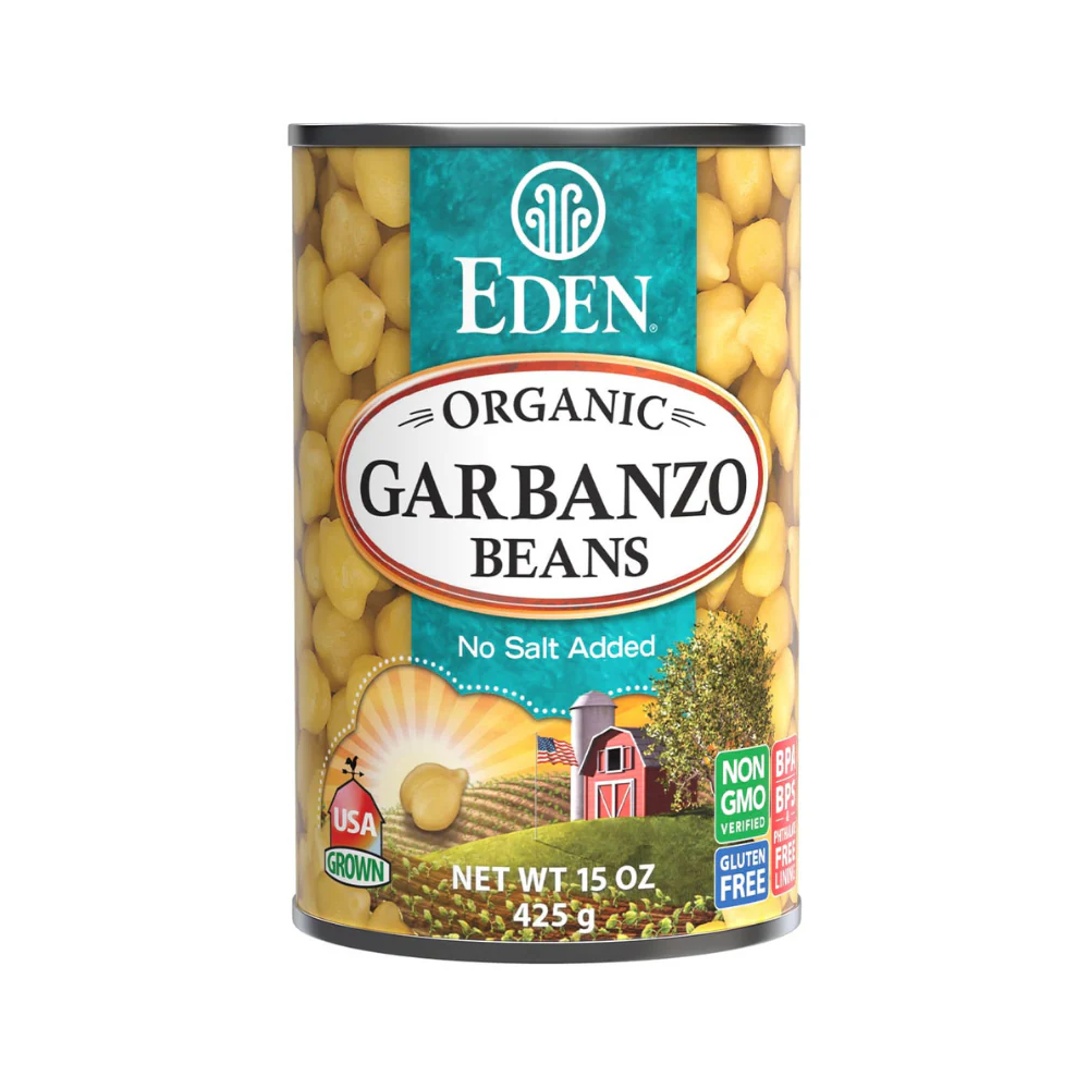 Eden Organic Garbanzo Beans 425g - Image 2