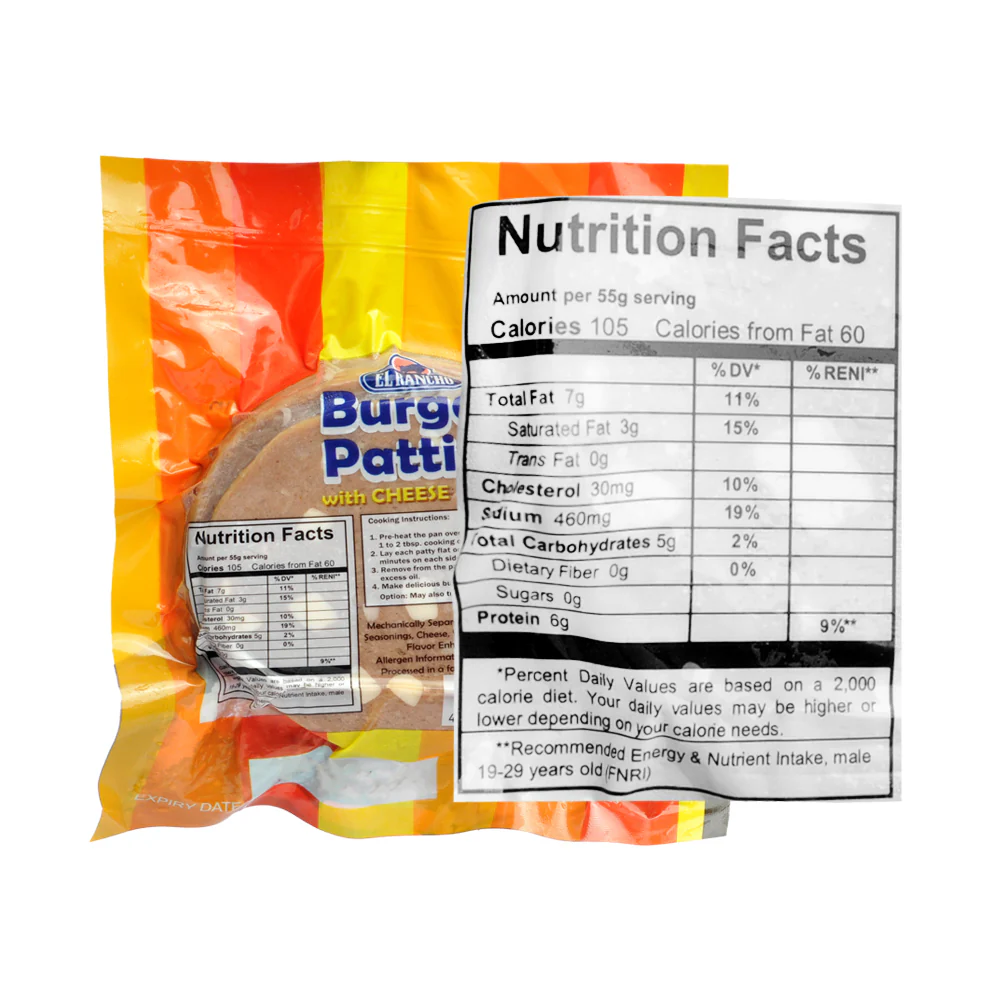 El Rancho Burger Patties With Cheese 225g - Image 2
