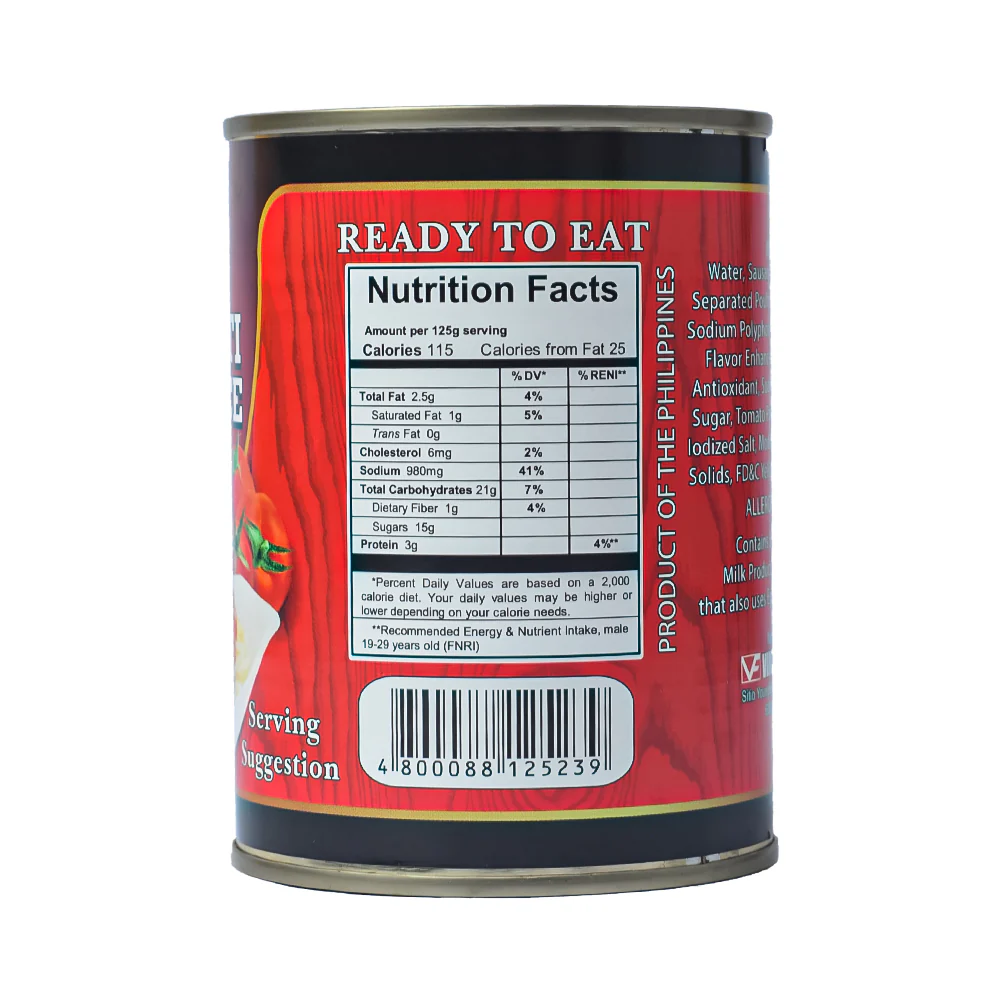 El Rancho Spaghetti Meat Sauce With Sausage 380g - Image 2
