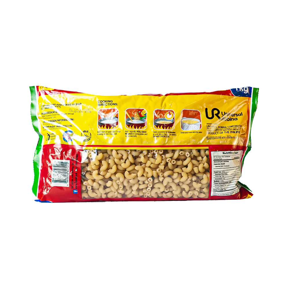 El Real Elbow Macaroni 1kg - Image 2