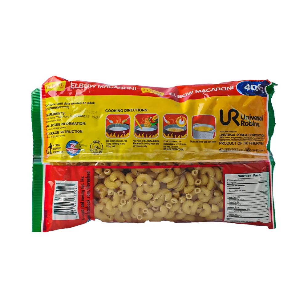 El Real Elbow Macaroni 400g - Image 2