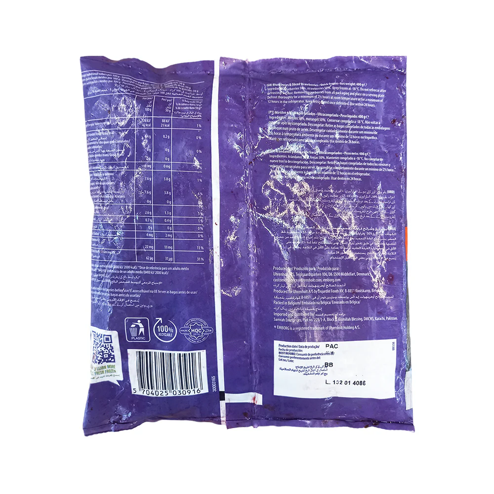Emborg Blueberries And Strawberries 400g - Image 2