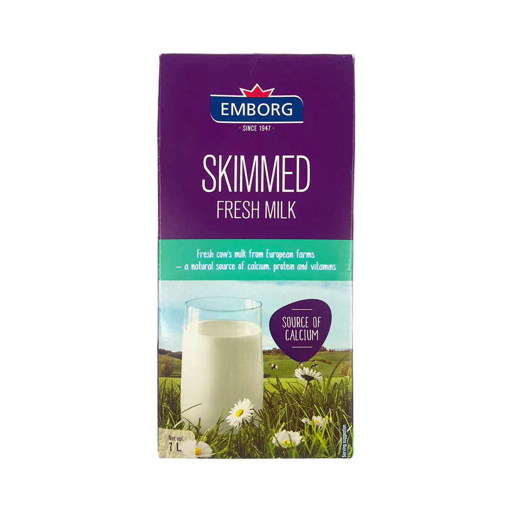 Emborg Skimmed Milk 1L