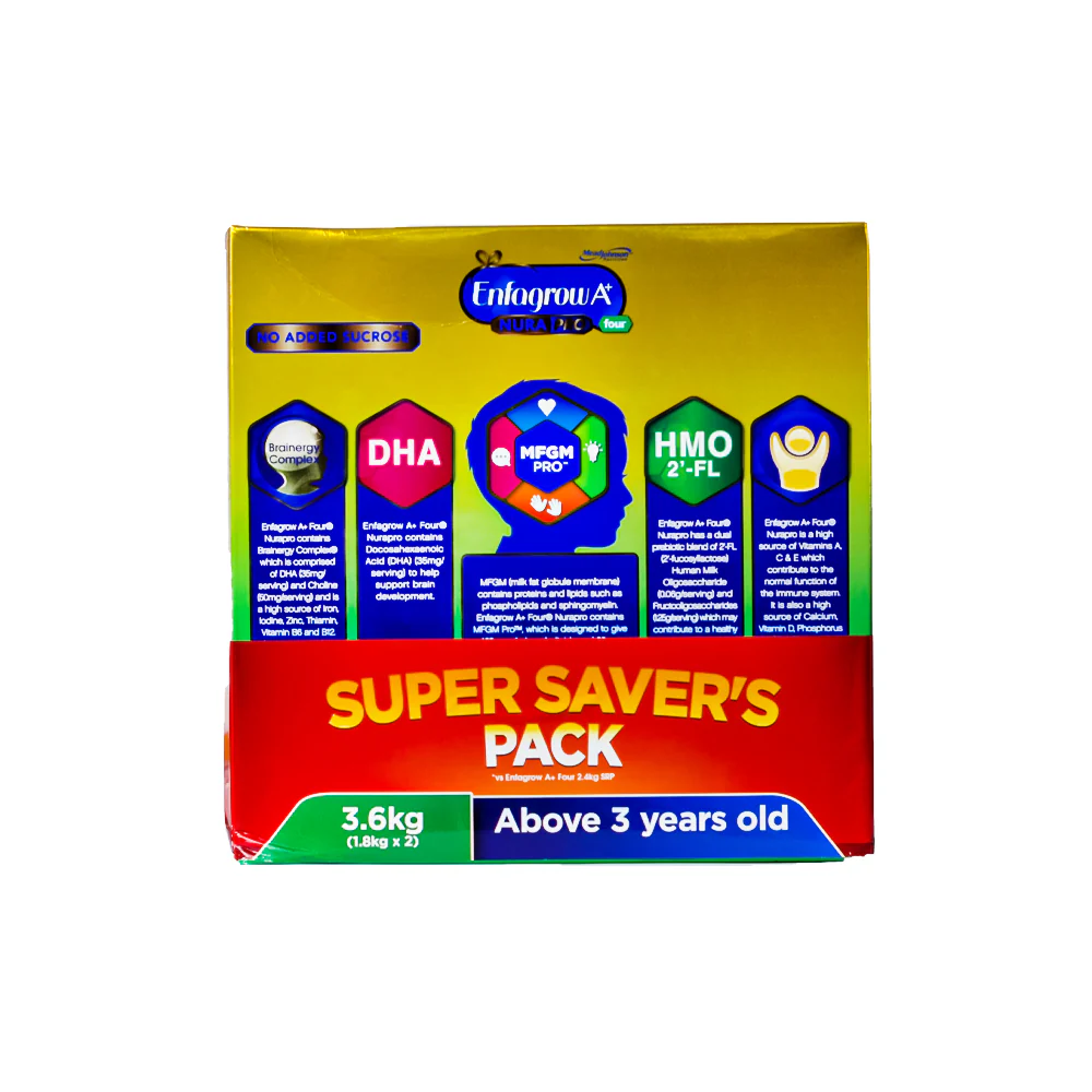 Enfagrow A+ Four Powdered Milk Drink 1.8kg x 2's - Image 2