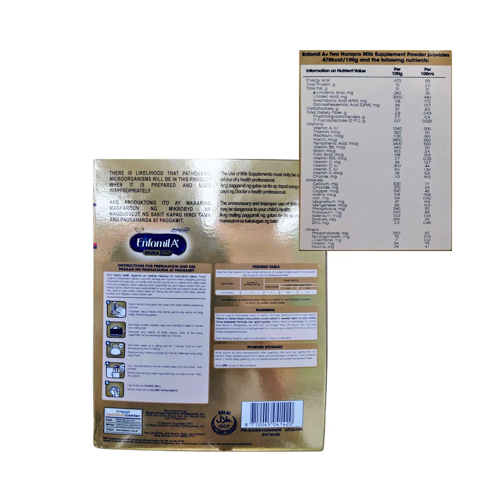 Enfamil A+ Two NuraPro Milk Supplement 6-12 Months 850g - Image 3