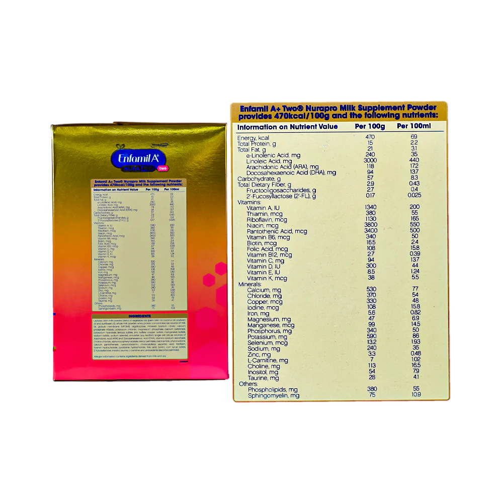 Enfamil A+ Two Milk Supplement 6-12 Months 1725g - Image 3